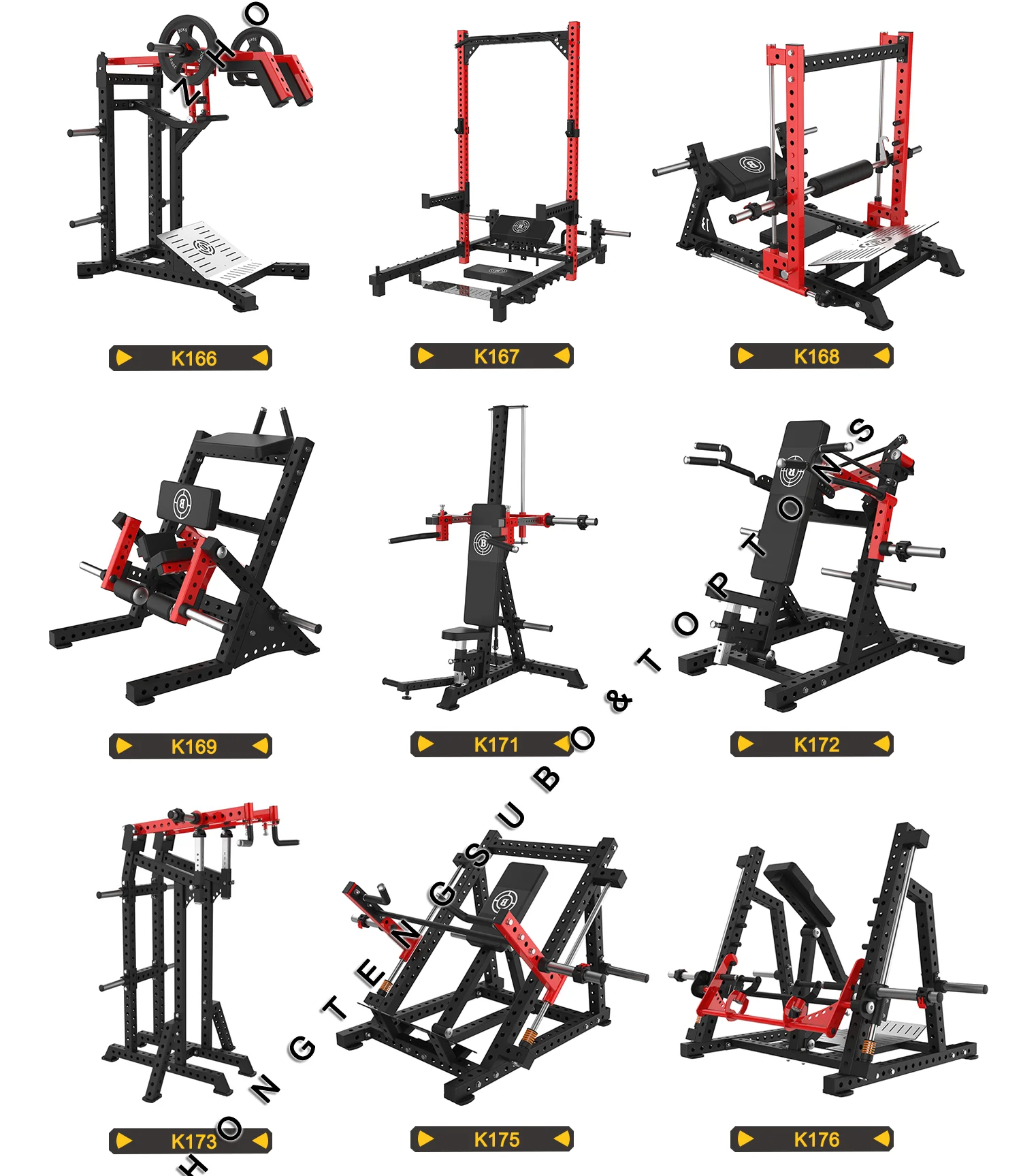 TOPTONS K117 High Quality Commercial Gym Center Gym Equipment Multi Functional Trainer Smith Machine Cable Crossover Machine