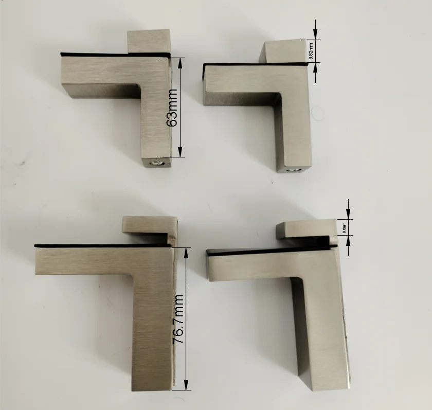 Glass Clamps Holding Glass Clips Shelf Clips for Glass Shelves