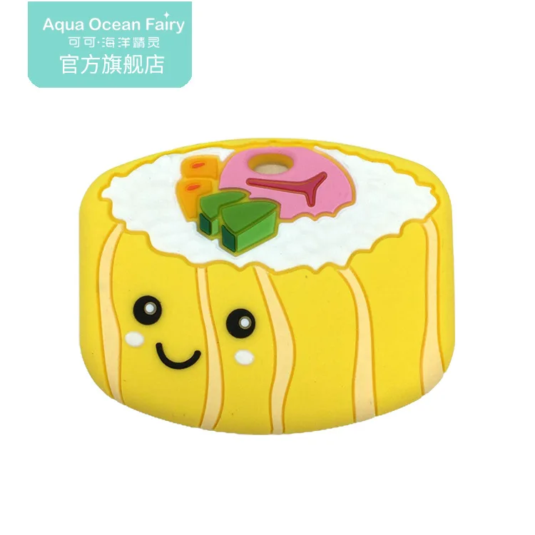 BPA Free Wholesale Customized Sushi Silicone Teether Baby Silicone Teether Toy