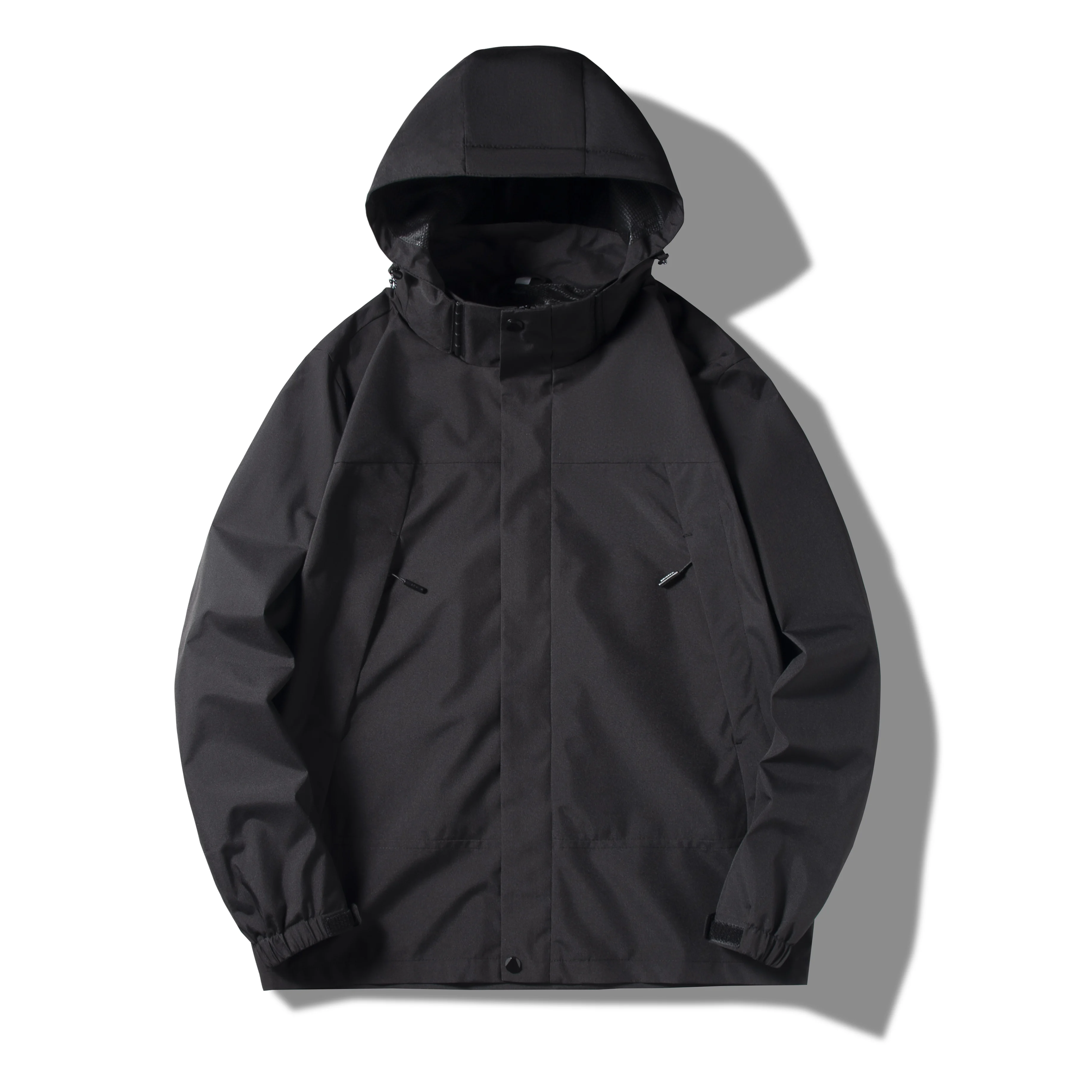 High Quality OEM Custom Windbreaker Quick Dry Racing Hooded Jacket Casual Sporty Running Waterproof Mens Windbreaker Jacket