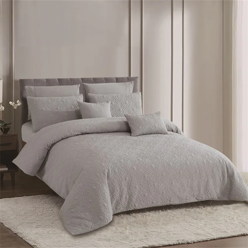 Printed Factory Duvet Cover Woven Microfiber Fabric Quilt Cover Pillow Case 4 Pcs Bedding Set Bedding Nantong Custom Size Blue