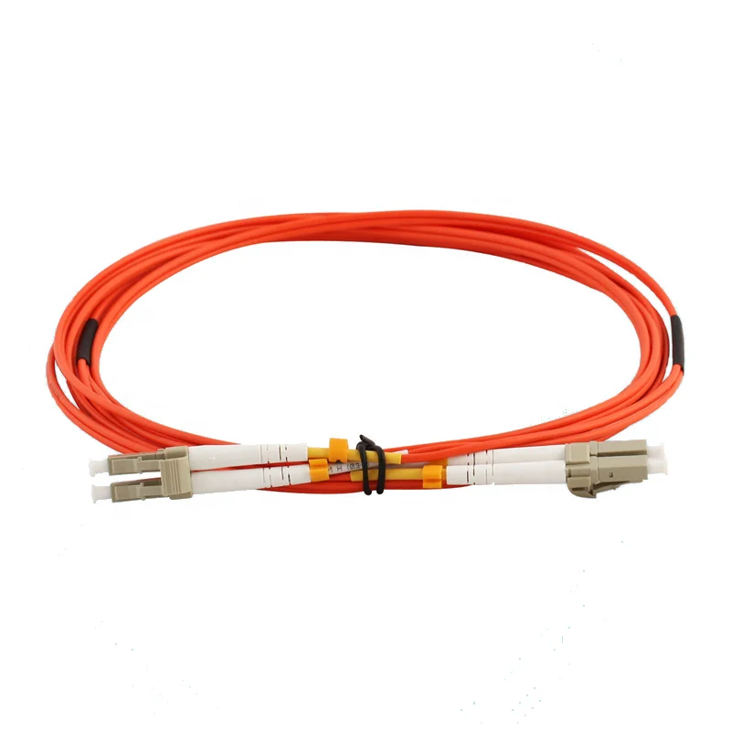 
Fiber Optic LC to LC Connector Multi-Mode Duplex Patch Cord 