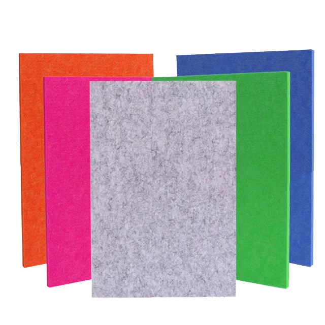 High Density Dust-Proof Acoustic Polyester Acoustic Panel Felt Sound Absorbing Ceiling Acoustic Panels