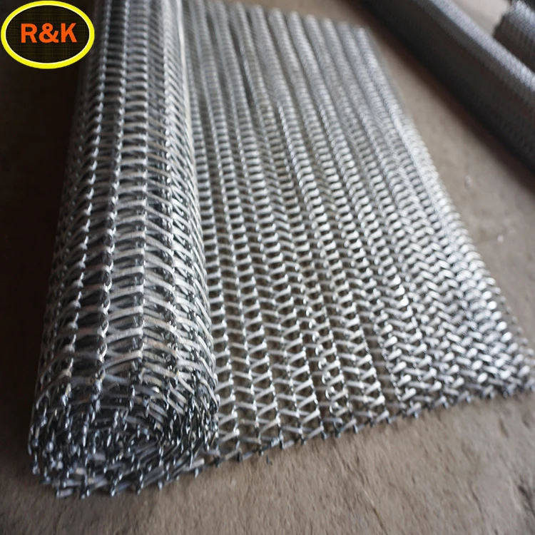 balanced stainless steel chain conveyor belt mesh weave wire mesh belt