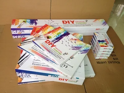 European Famous Cartoon Beauty and the Beast DIY Oil Painting By numbers Popular Wall Art Painting For Painting Lovers