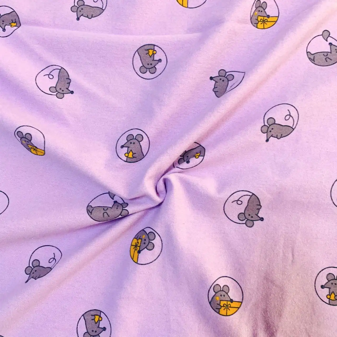 No MOQ Best price Soft Cotton printed flannel base fabric Children clothes women pants shirt dress material