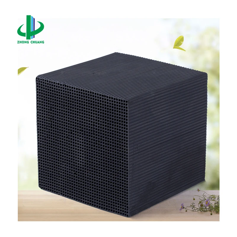 Honeycomb activated carbon block charcoal filter for cooker hood