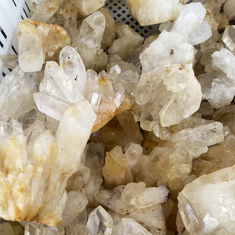 Wholesale natural crystal clusters healing stone Clear quartz crystal cluster For decoration
