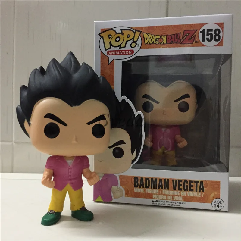 High Quality Amination POP Badman Vegeta#158 Dragonball Z PVC Figures