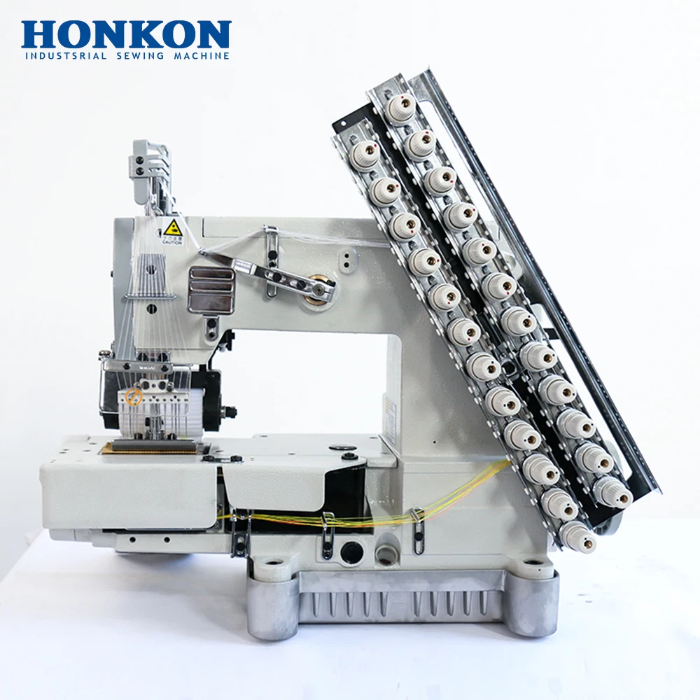 HK- VC008-12D  12 needle pneumatic automatic thread cutting sewing machine multi needle sewing machine