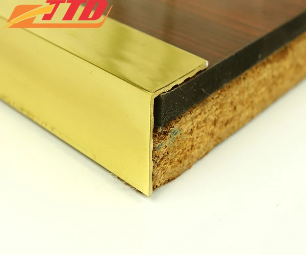 Customized Size Brass R-Profile Shapes Flat Bar Stock for Home Tile Trim for Construction Decoration-OEM & ODM Manufacturer