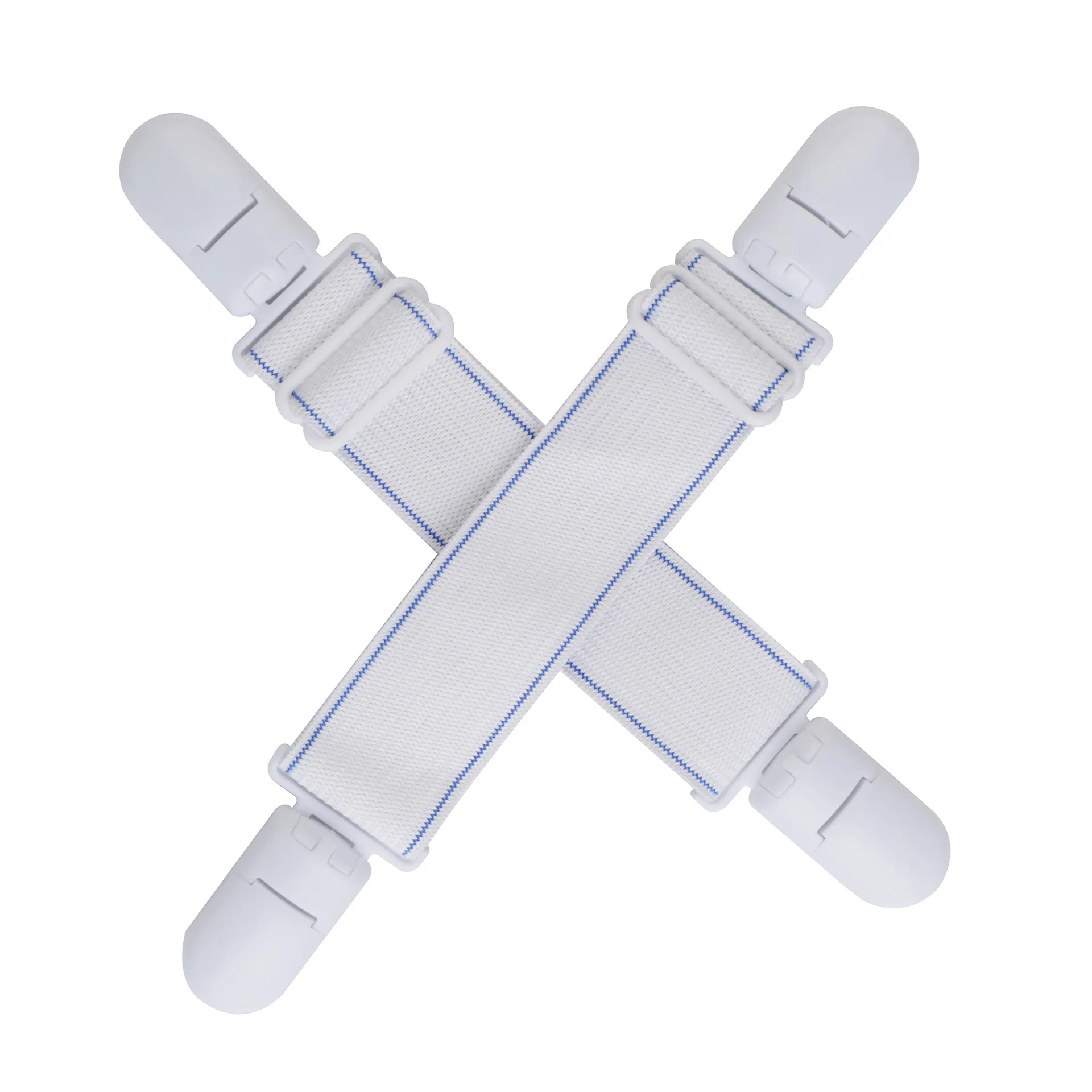 4 pcs set double head plastic clip adjustable bed sheet holder