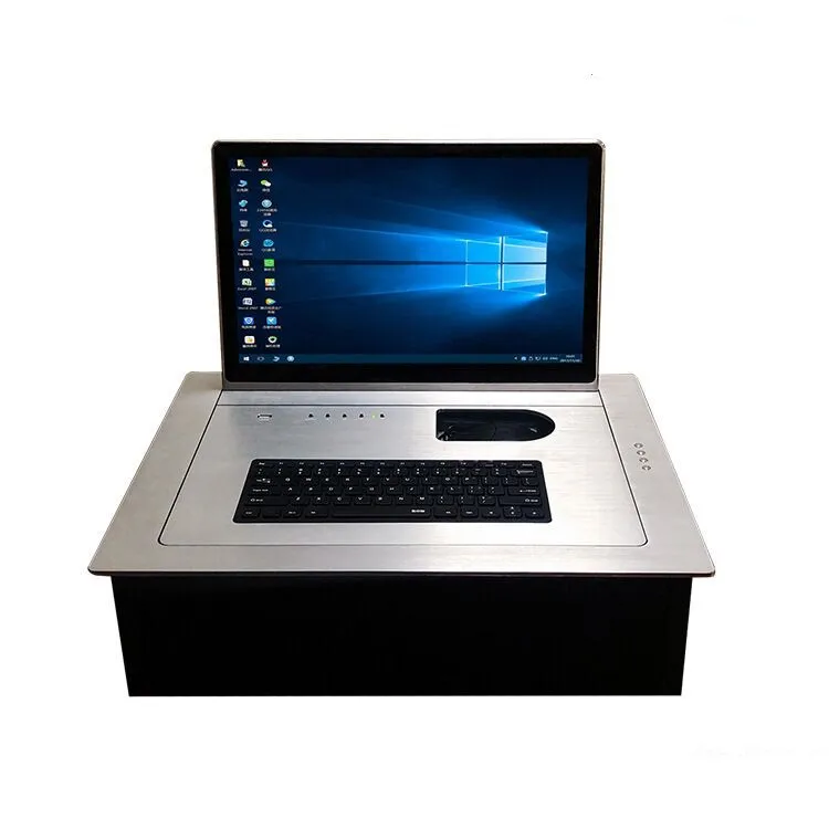 BW Automatic Flip Top Monitor With VGA  / Motorized Screen Lift System