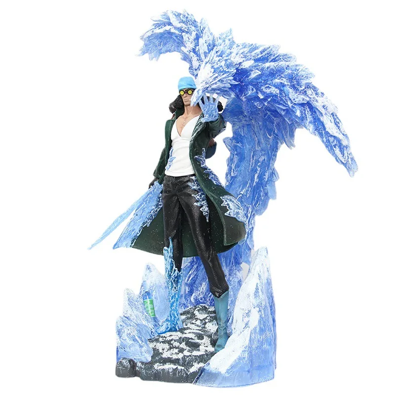 High-quality japan manga anime figura One Pieces Admirals Aokiji Kuzan action figures