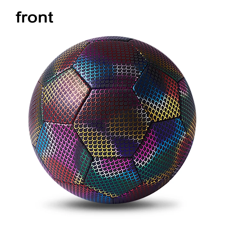 Professional customization of high-quality standard size 5 football PU machine sewing reflective football