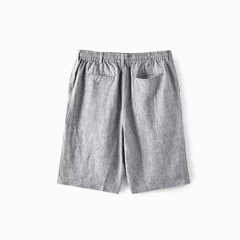 New design plain hemp shorts different color organic hemp shorts Recycle Fabric Linen Bermuda Cargo Shorts for Men