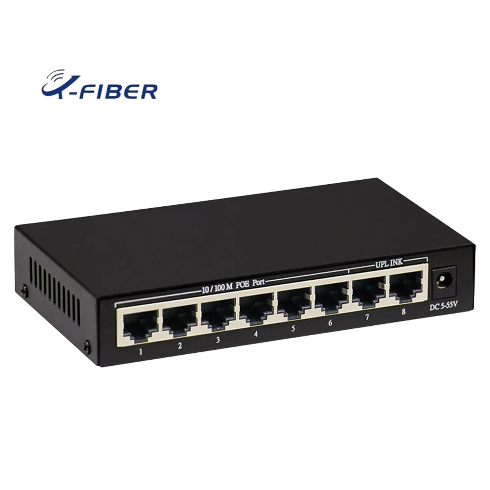 8/16 port full Gigabit 100M Ethernet POE switch security monitoring household splitter/streamer/hub