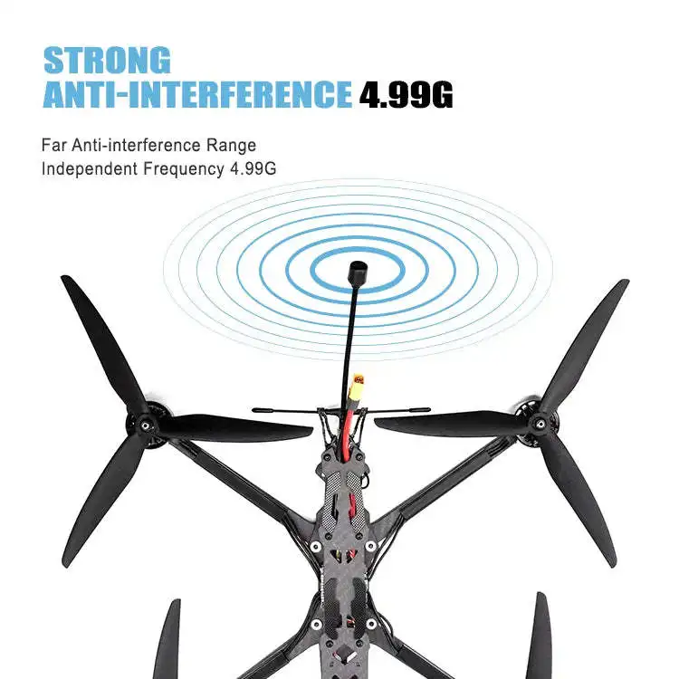 Mark5 13-Inch FPV Carbon Fibre UAV Drone with 20KM Long Range Night Vision Camera 5.8G 2.5W/3W VTX High-Speed 5.8G 2.5W/3W VTX