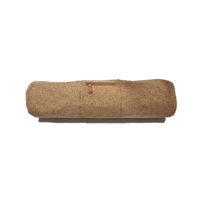 Eco-friendly Custom Order Cork Yoga Mat Bag With Zipper Closure