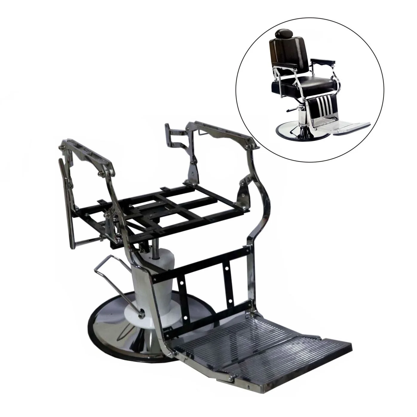 Salon furniture accessories barber chair chair frame accessories