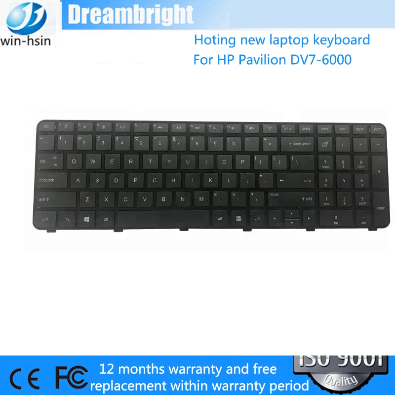 Оптовая продажа Клавиатура для ноутбука HP Pavilion DV7-6000 DV7-6100 ноутбук раскладка клавиатуры США серии