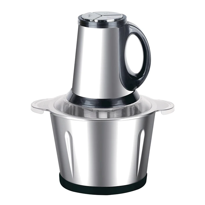 300W Stainless Steel Motor Electric Food Chopper Automatic 2L Meat Slicers Machine Meat Grinders For Kitchen