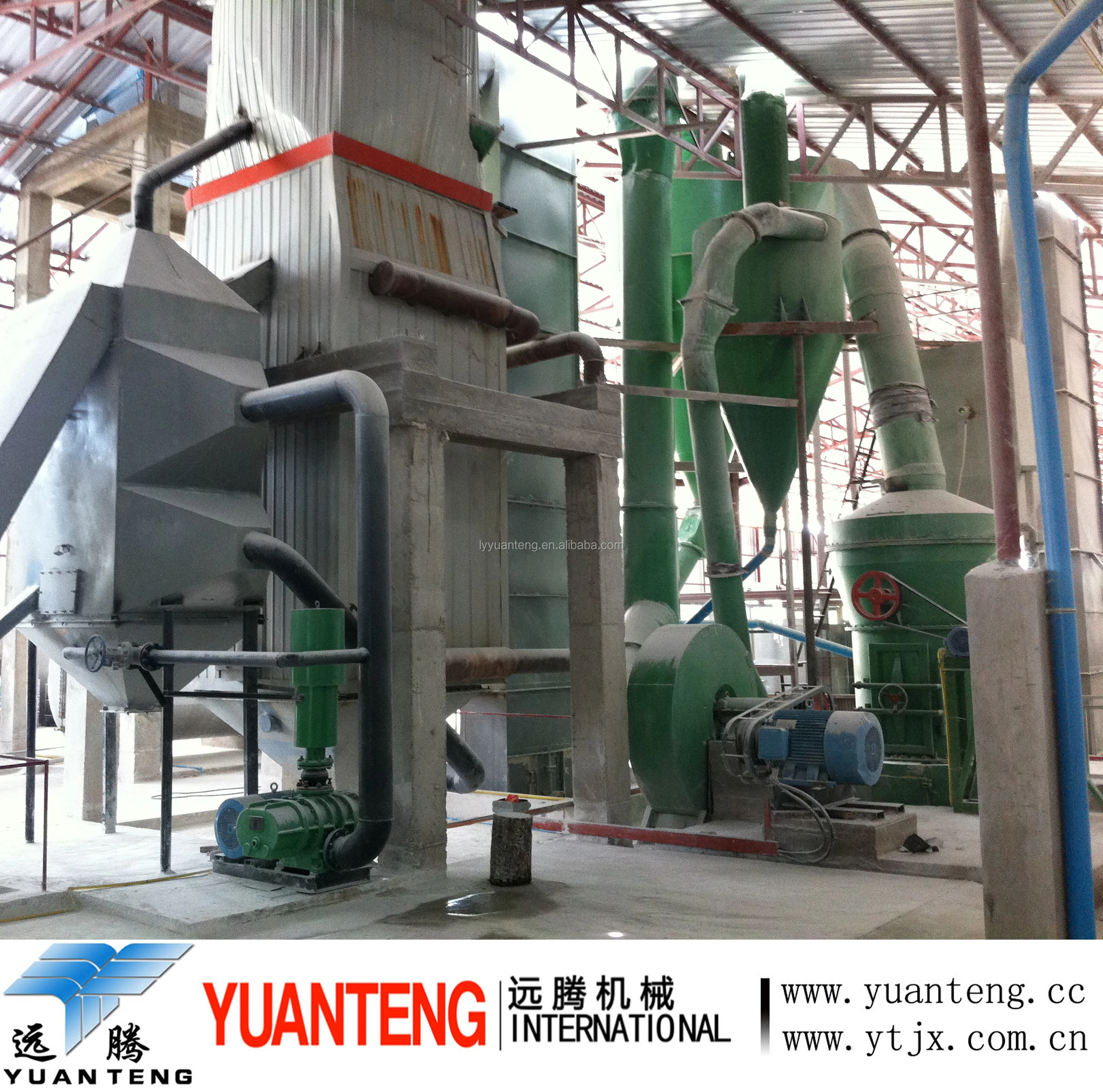 Gypsum powder making production line