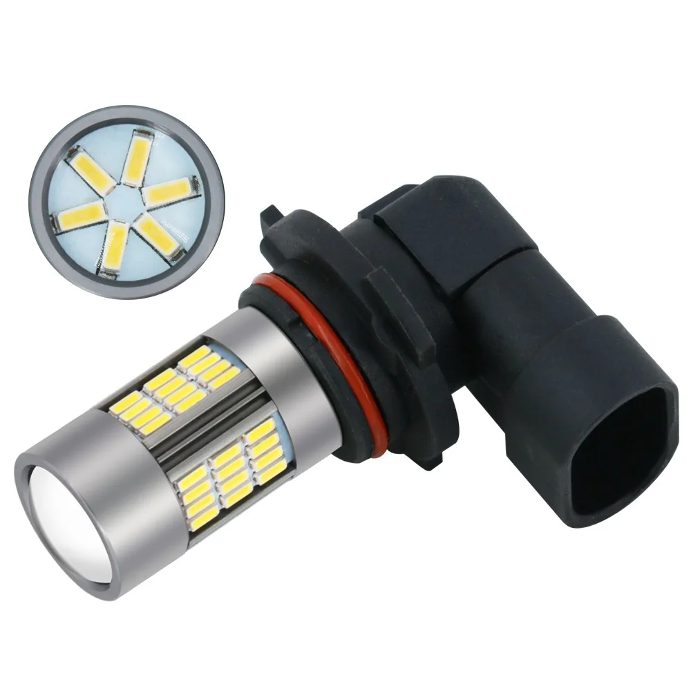 Светодиодные фары ближнего света 9005 9006 Hb4 54smd 4014 светодиодных ламп может занять от 10 до 30v 4,3 w Авто Противотуманные фары DJ054-9006