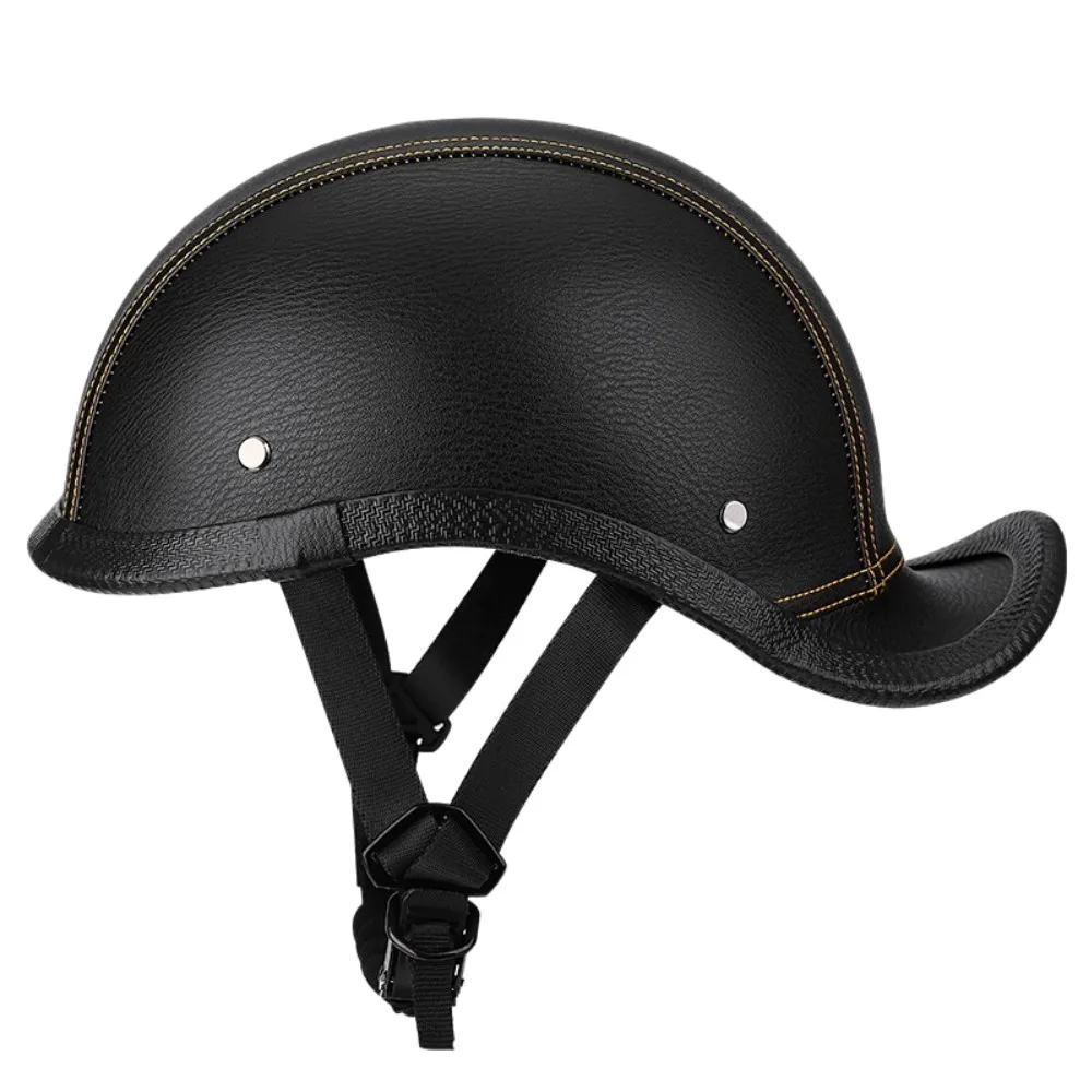 RNG/116 Motorcycle Half Helmet Half Face Helmet Electric Bike Scooter Anti-uv Safety Hard Hat Vintage Summer