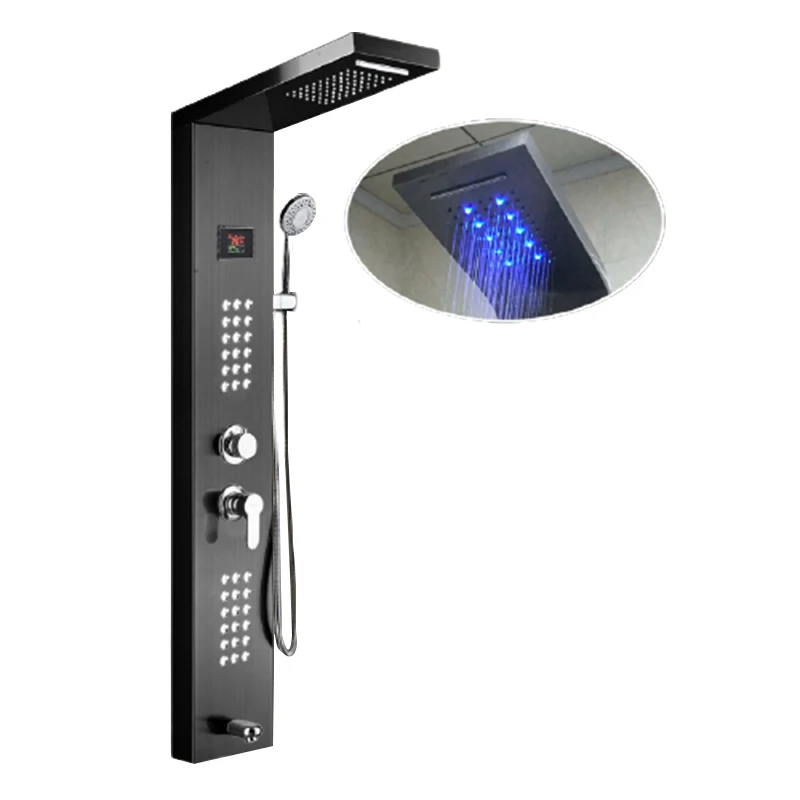 Slap-up shower set thermostatic muslim shower set rainfall faucet shower set system