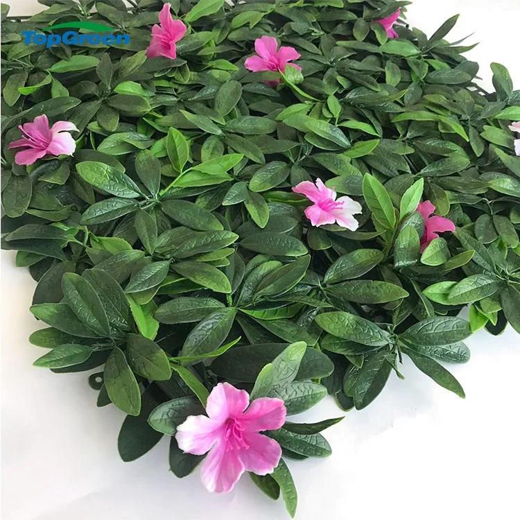 Anti UV Long Life Artificial Green Plant Wall Panel