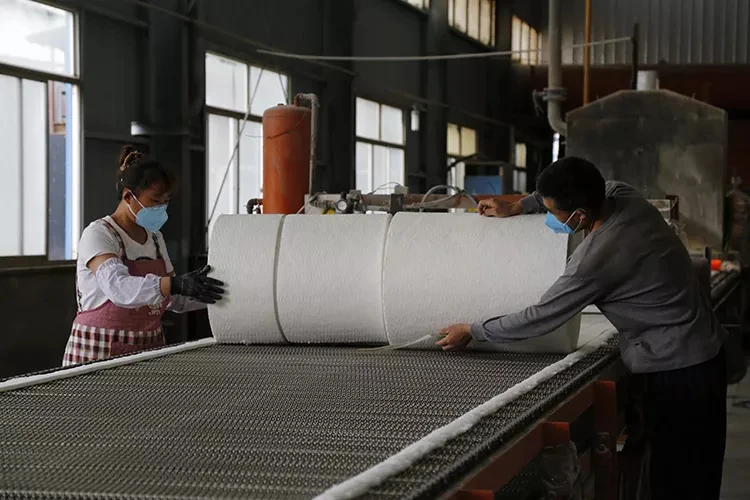 Ceramic Fibre blanket heat Insulation material 1260 ceramic fiber wool roll Insulation