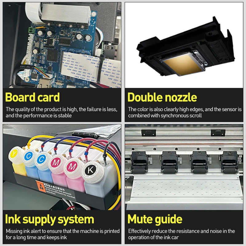 Good performance and price  Thermo A3 300Mm Dual Head Dtf Stable Quality Sublimation Cmyk+Lc+Lm Printer For Clothes