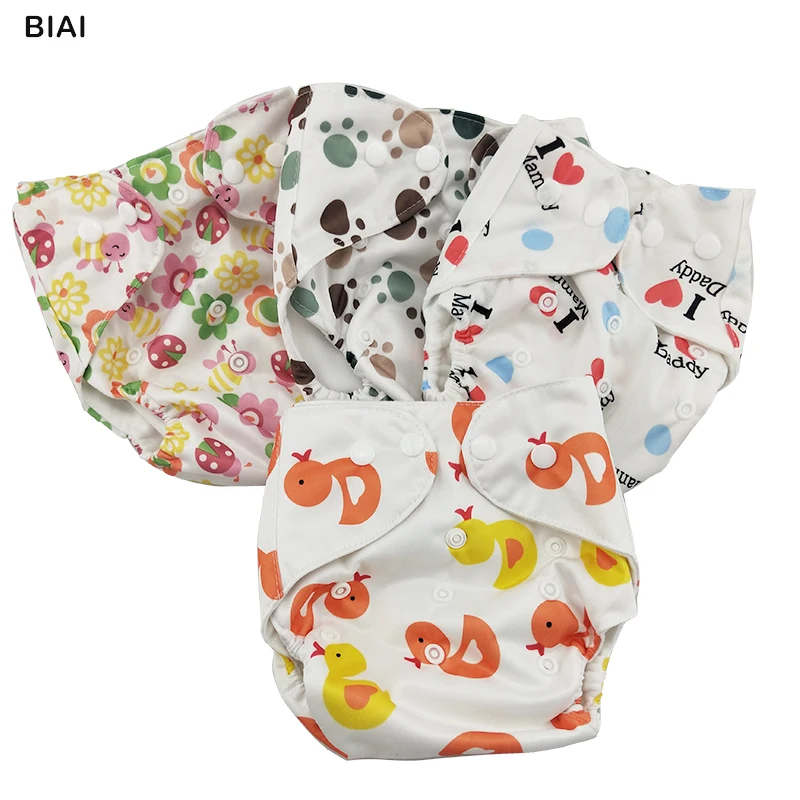 Cheapest reusable baby cloth diaper waterproof print newborn cloth diapers, free sample Wholesale in China