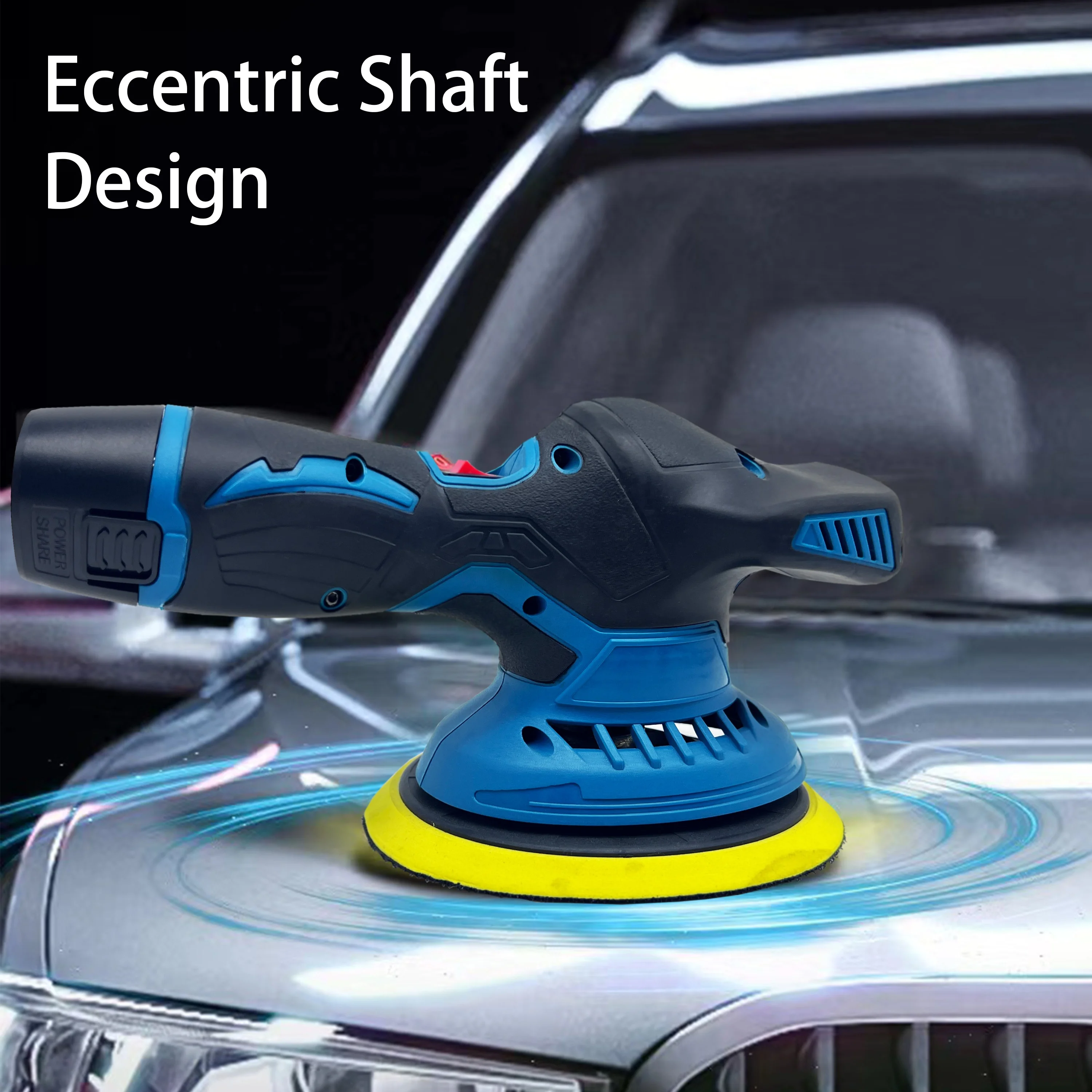 Cordless Mini Polisher 12v Car Polishing Machine Electric Cars Polish Machine Adjustment Speed for Waxing