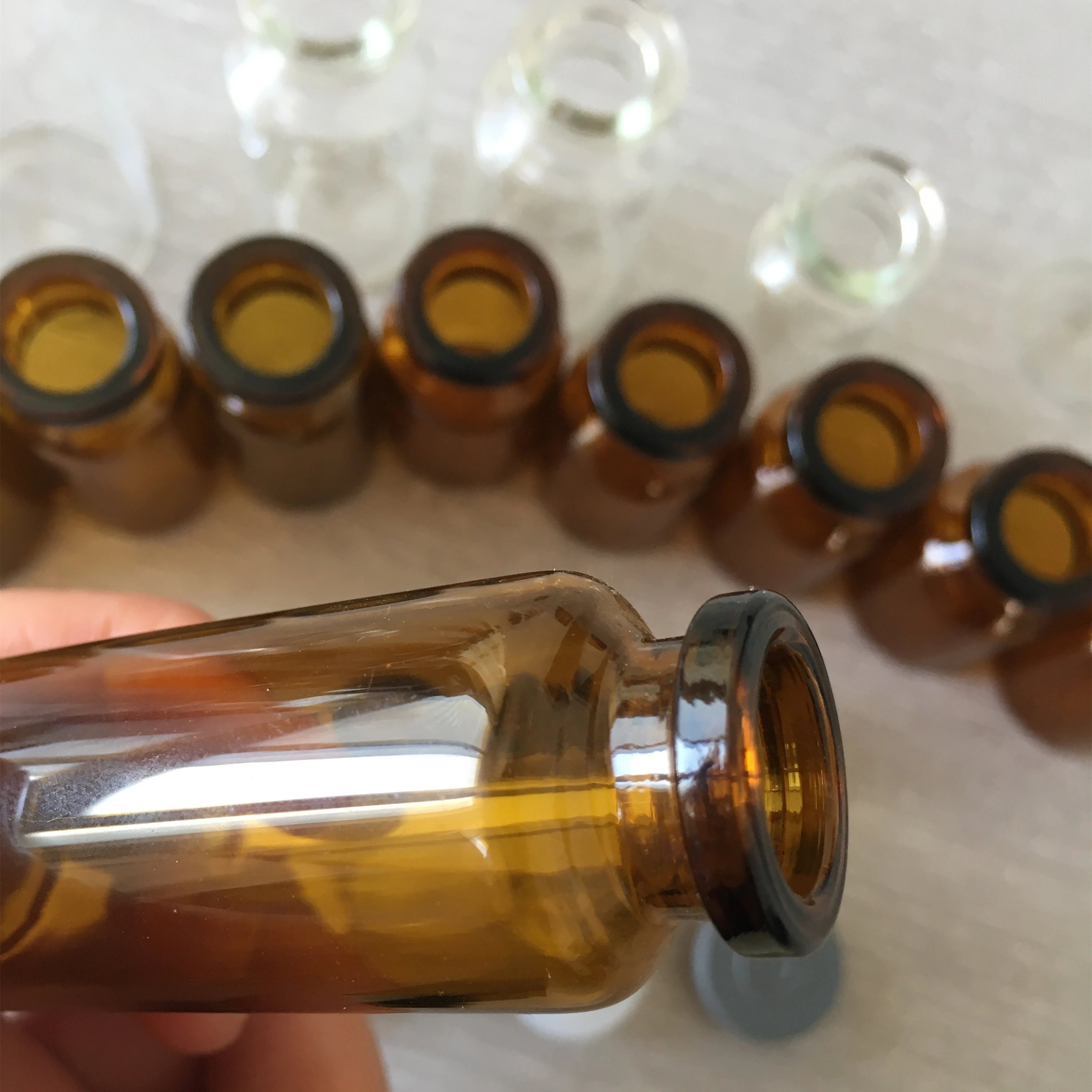 3ml pharmaceutical usp type i tubular glass vial for steriods clear medical glass vial