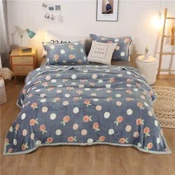 Premium Promotional Custom patterned Coral Fleece Blanket Super Soft throw blanket
