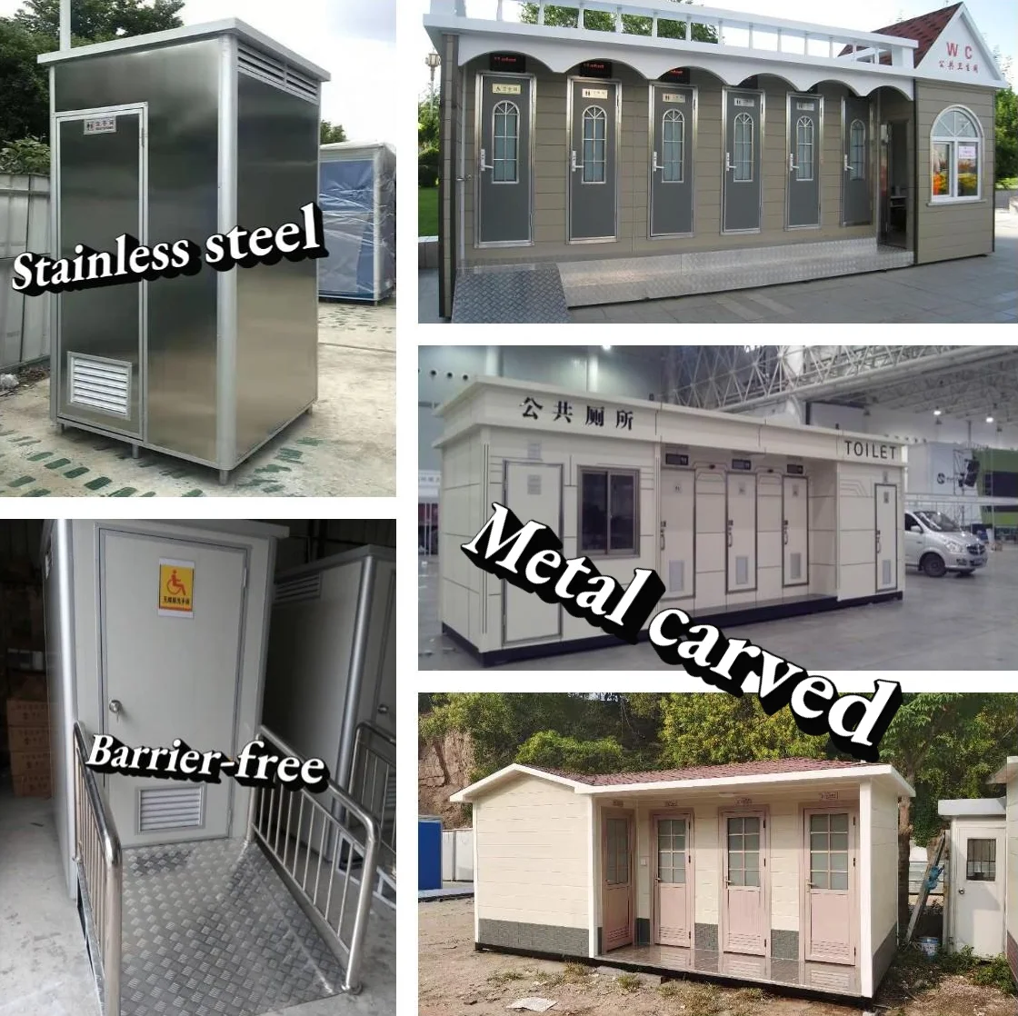 
Portable Mobile Toilet with shower room fast Assembly camping toilet price 