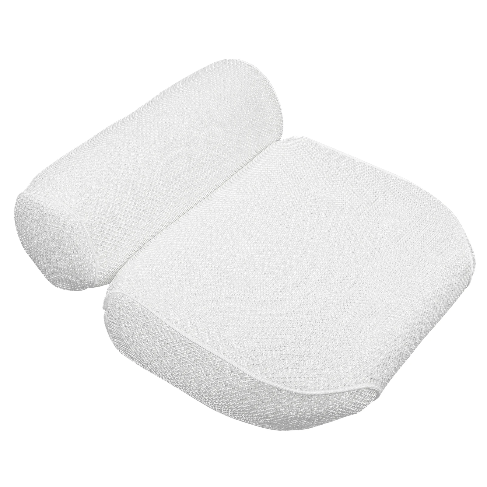 Amazon Hot Seller Luxury Non Slip Waterproof 3D Mesh Wedge spa Bath Pillow For Tub