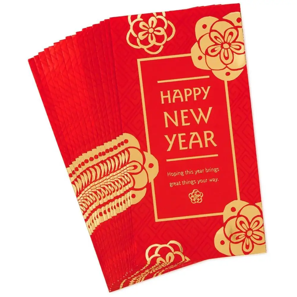 Chinese new year custom red envelope  lucky money  pocket