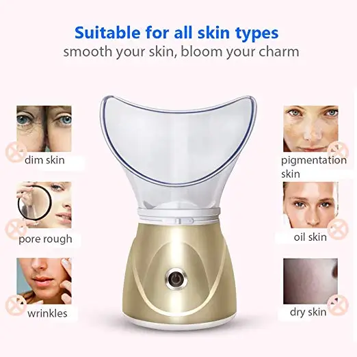 2020 Facial Steamer with Blackhead Remover Kit Hair Band
