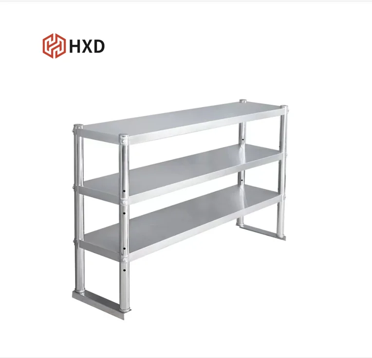 Foldable kitchen metal display book rack shelf with wheels kitchen organizer shelf