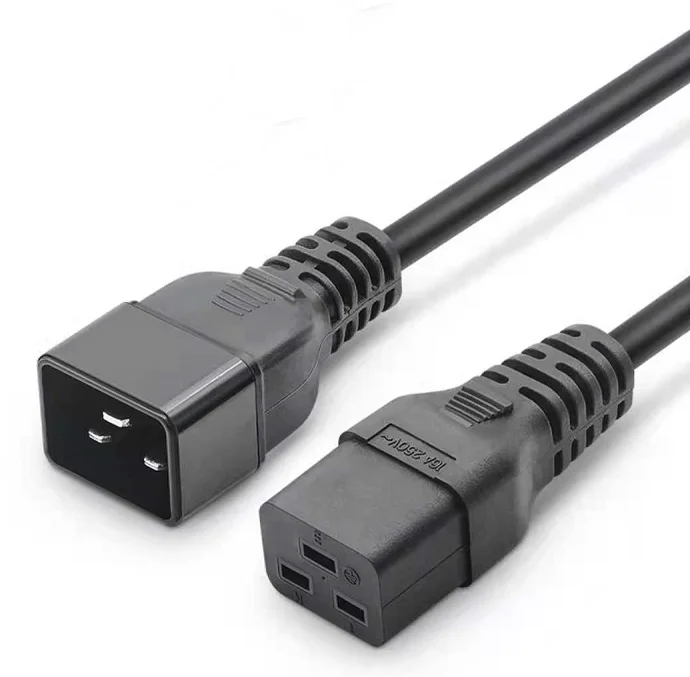 Силовой шнур 20A IEC320 C19 к C20 Высоковольтный удлинитель NEMA 5-20P 14AWG PDU ИБП