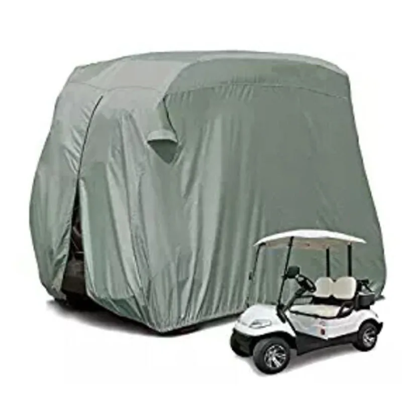 Outdoor Oxford cloth golf cart cover golf cart waterproof cover suntan and dustproof black golf cart protective cover