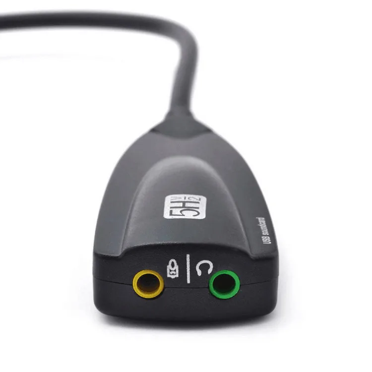 USB2.0 Sound Card Virtual 7.1 Channel CM108 USB Sound Card 5HV2 Adapter External Sound Card For Laptop Desktop