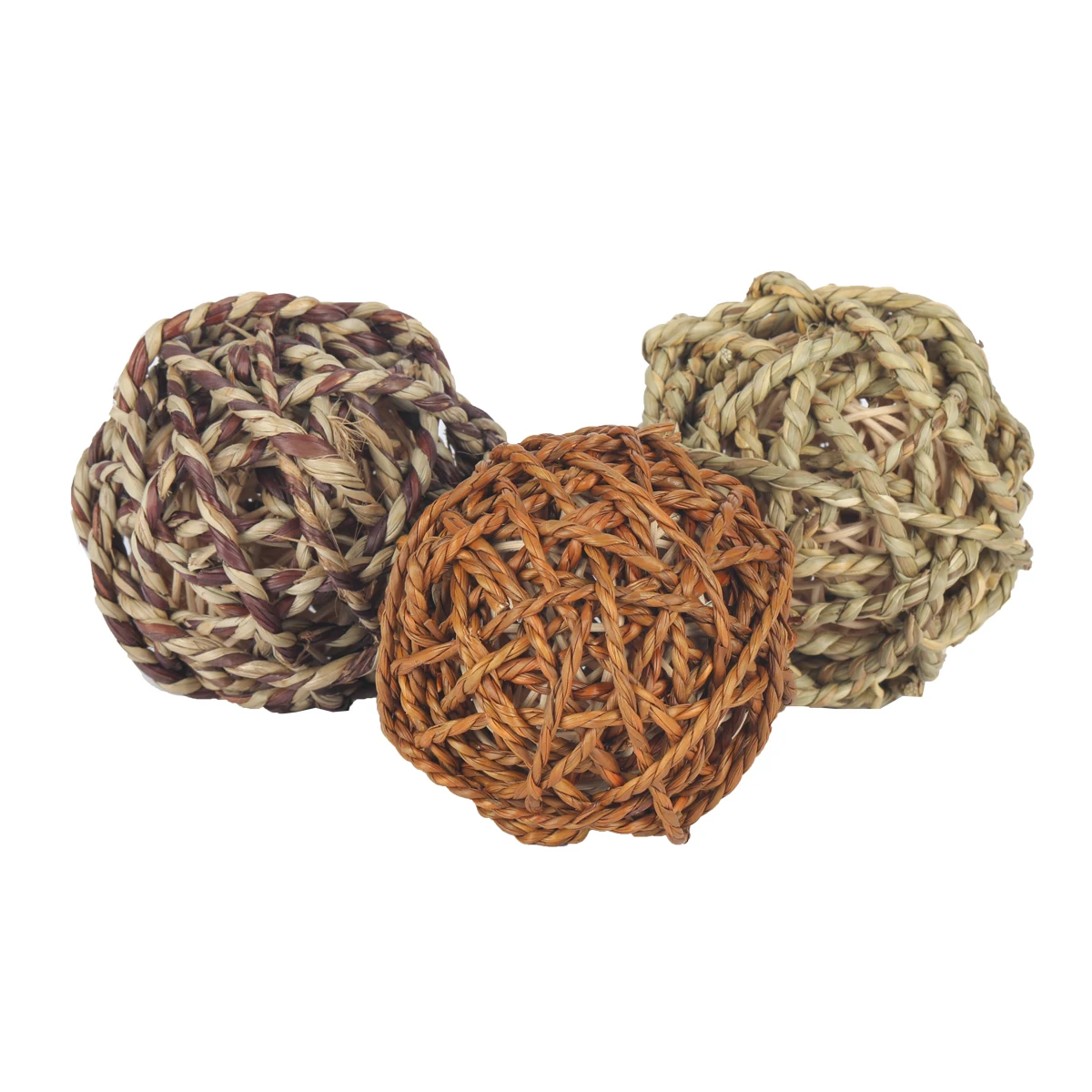 
Small Pet Nature Chew Woven Balls Play Toy for Rabbit Guinea Pig 