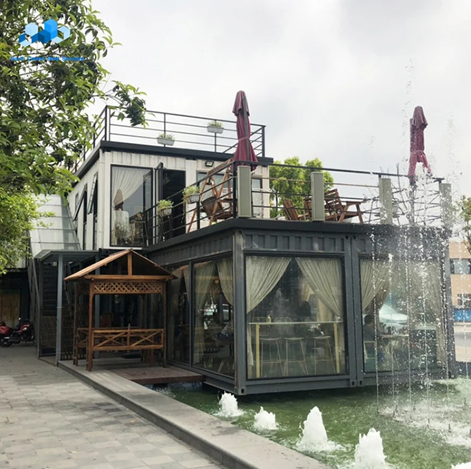 Шанхай, современный модульный 20-футовый 40-футовый сборный дом, Сборный Металлический каркас, контейнерный дом, комплекты, sip-дом