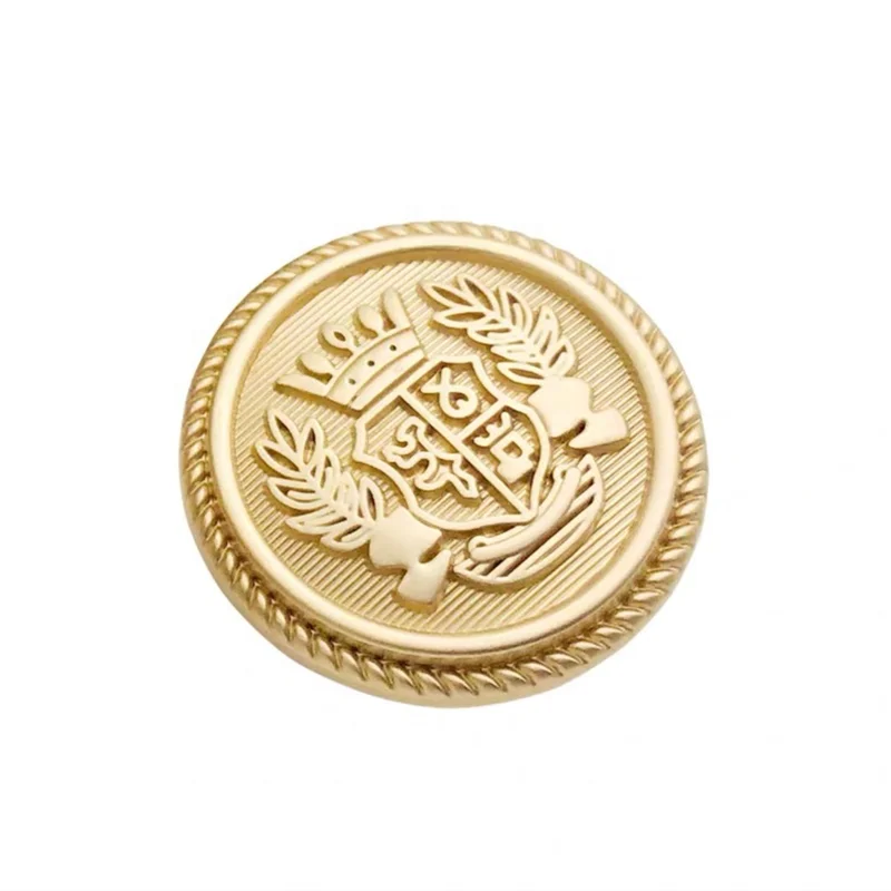 Оптовая продажа с фабрики, высокое качество, изготовленный на заказ, фирменный логотип, металлический хвостовик, кнопка для шитья, золото, металл, цинковый сплав, хвостовик, кнопки для пальто