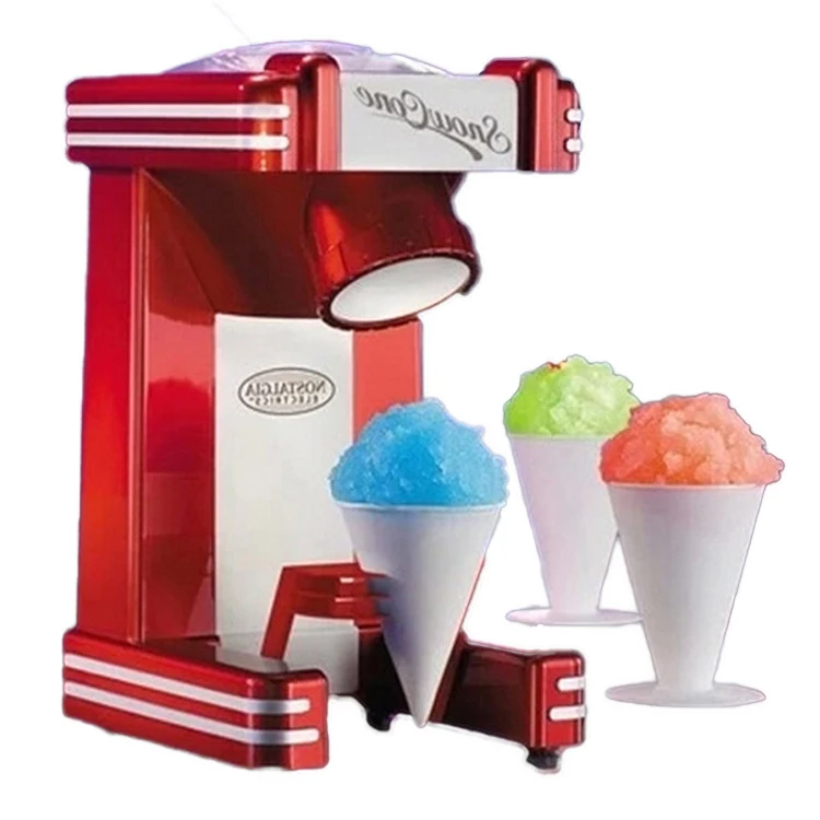2022 Agreat Wholesale Electric Ice Shaver Machine Shaved Ice Snow Cones Snow Flakes Maker Crusher Snow Cone Machine