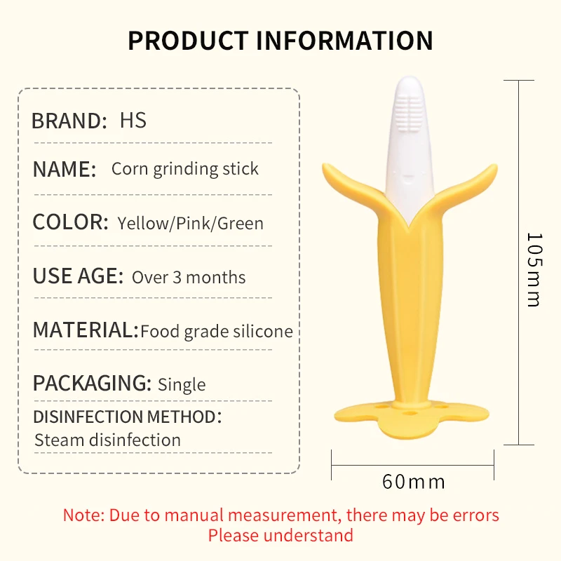 Wholesale Factory Direct High Quality BPA Free Chew Toys food grad silicone Baby Chew corn Mordedor toothbrush and teether toy